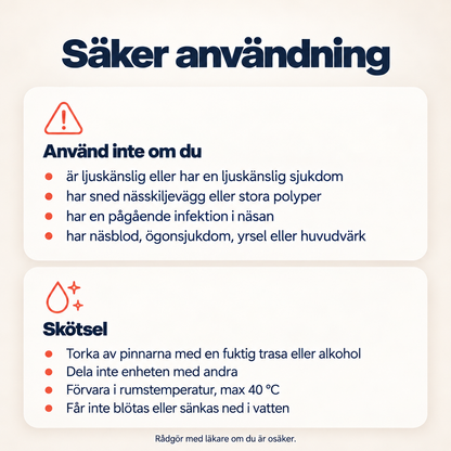 Nattlugn™ – Rött ljus för näsan
