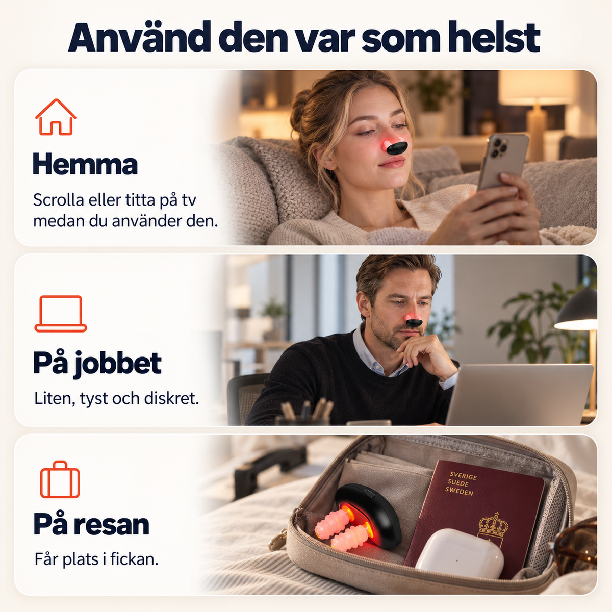 Nattlugn™ – Rött ljus för näsan