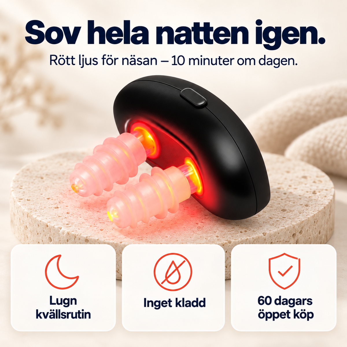 Nattlugn™ – Rött ljus för näsan